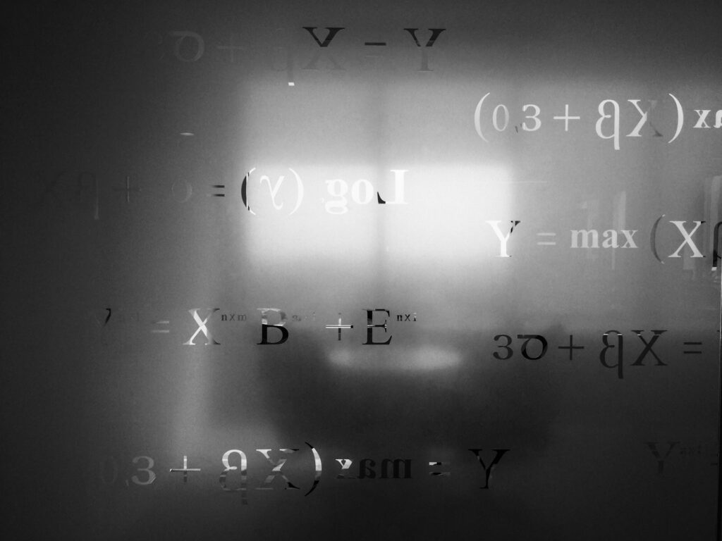 Math equations in a window